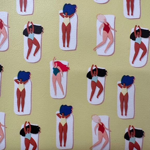 Ipsy Makeup Bag Yellow Celebrate Women Zipper Pouch Small Diverse Girl Power - Picture 5 of 5